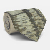 De Theems onder Westminster door Claude Monet Stropdas (Opgerold)