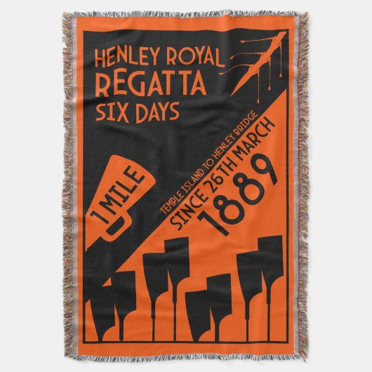 De Theems Regatta - Picknickroeien Deken (Voorkant Verticaal)