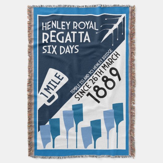 De Theems Regatta - Roeipicknick Deken (Voorkant Verticaal)