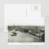 De Theems van de Towerbrug 1900 Briefkaart (Voorkant / Achterkant)