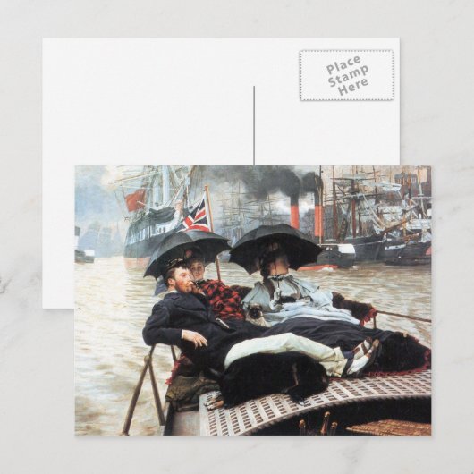 De Theems van James Tissot Briefkaart (Voorkant / Achterkant)