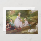 De Theems zwemmen Briefkaart (Voorkant / Achterkant)