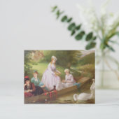 De Theems zwemmen Briefkaart (Staand voorkant)