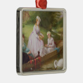 De Theems zwemmen Metalen Ornament (Rechts)