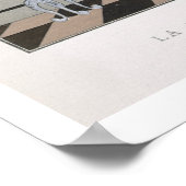 De Theorbo Player, ontwerp voor een avondjas door Poster (Hoek)