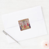 De theorie van intellectuele-eigendomsrechten vierkante sticker (Envelop)