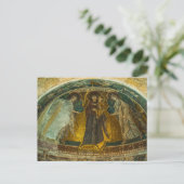 De Theotokos en Christus Kind met Engelen Icoon Briefkaart (Staand voorkant)