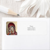 De Theotokos en Christus Kind Orthodox Icoon Etiket (Insitu)