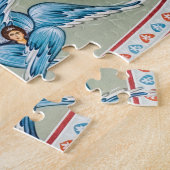 De Theotokos en het Christuskind met het icoon van Legpuzzel (Zijkant)