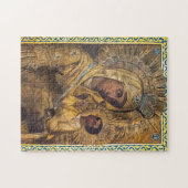 De Theotokos en het Christuskind-orthodoxe icoon Legpuzzel (Horizontaal)