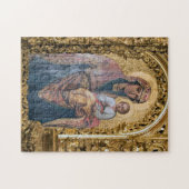 De Theotokos en het Christuskind-orthodoxe icoon Legpuzzel (Horizontaal)