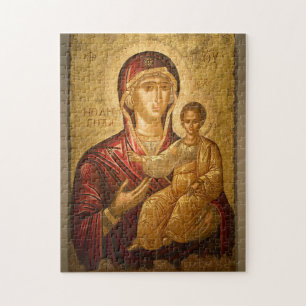 De Theotokos en het Kind Christus Legpuzzel