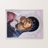 De Theotokos en het kindje Jezus Orthodoxe Icoon Legpuzzel (Horizontaal)