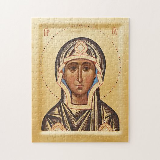 De Theotokos (Maagd Maria) Orthodox icoon Legpuzzel (Verticaal)