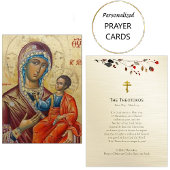De Theotokos Orthodoxe Gebed Kaart Plaatskaartje