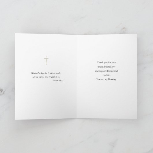 De Theotokos van Vladimir Orthodoxe Moederdag Kaart (Binnen)