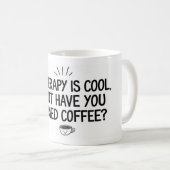 De therapie is koel koffiemok (Voorkant rechts)