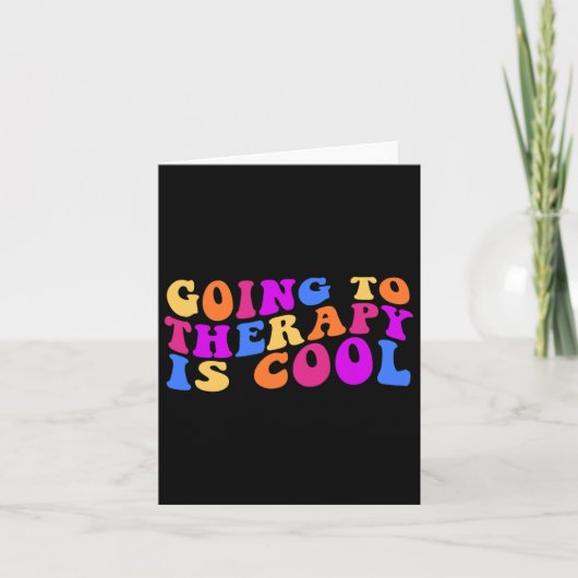 De therapie is kool kaart (Voorkant)