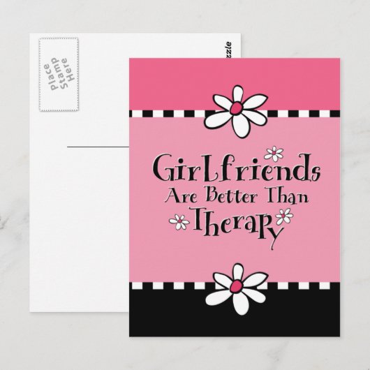 De Therapie van het vriendin Briefkaart (Voorkant / Achterkant)