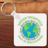 De Therapisten van de spreken maken tot de wereld  Sleutelhanger (Voorkant)