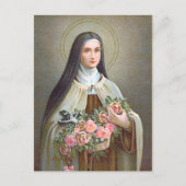 De Therese van Lisieux de Kleine Bloem (BJE 01) Briefkaart (Voorkant)