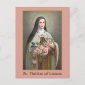 De Therese van Lisieux de Kleine Bloem (BJE 01) Briefkaart (Voorkant)
