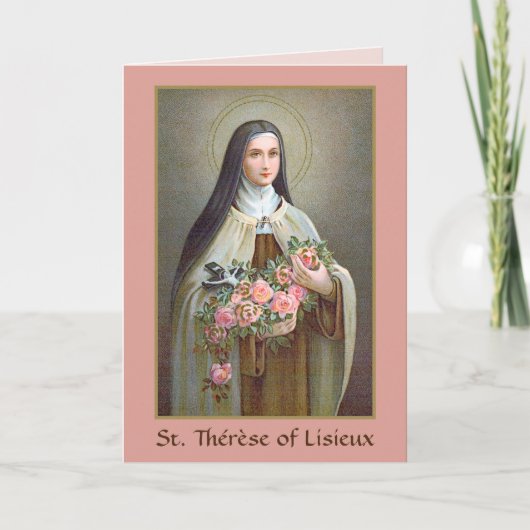 De Therese van Lisieux de Kleine Bloem (BJE 01) Kaart (Voorkant)