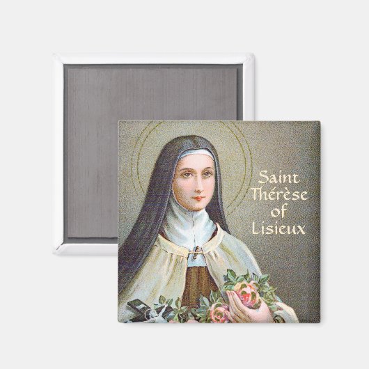 De Therese van Lisieux de Kleine Bloem (BJE 01) Magneet (Voorkant / Achterkant)