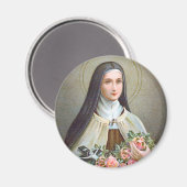 De Therese van Lisieux de Kleine Bloem (BJE 01) Magneet (Voorkant / Achterkant)