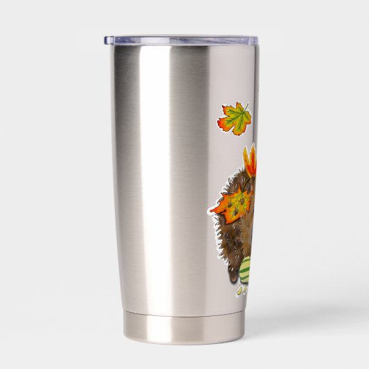 DE Thermobecher Herbst Igel Geïsoleerde Drinkbeker (Rechts)