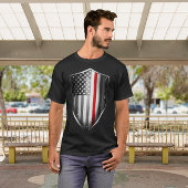 De Thin Red Line van Courage Insignia Black T-shirt