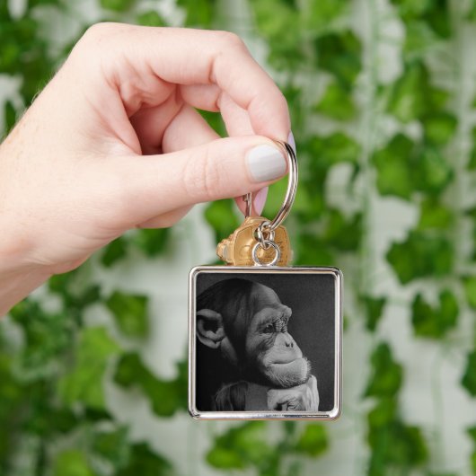 DE THINKER Large Premium Sleutelhanger (Hand)