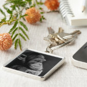 DE THINKER Large Premium Sleutelhanger (Zijkant)