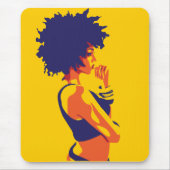 De Thinker Mousepad Muismat (Voorkant)