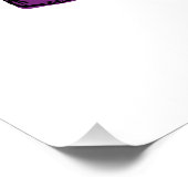 De Thinker Statue Cyberpunk Vaporwave Rodin Perfect Poster (Hoek)