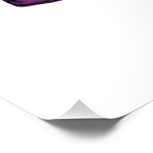 De Thinker Statue Cyberpunk Vaporwave Rodin Perfect Poster (Hoek)