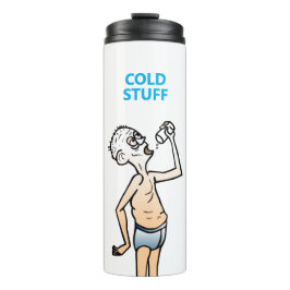 De Thirsty Man Thermal Tumbler Thermosbeker