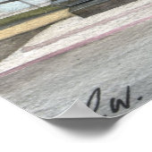 De Thornaby 5-lampen en de tram - POSTER (Hoek)