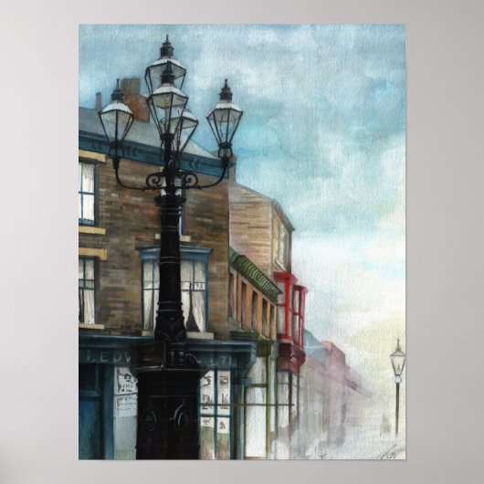 De Thornaby 5 lampen, Misty - POSTER (Voorkant)
