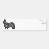 De Thoroughbred Bumpersticker (Voorkant)