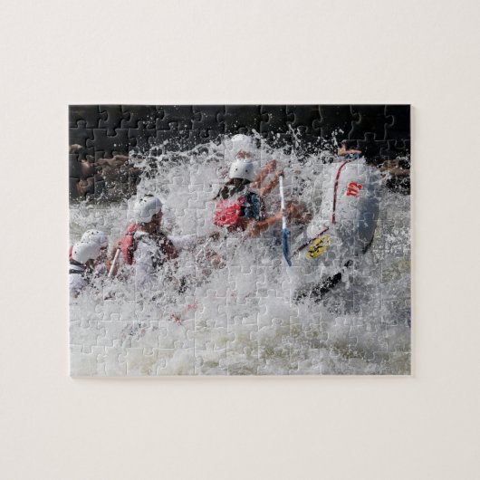 De Thrill of Whitewater Rafting 8 x 10 Legpuzzel (Horizontaal)