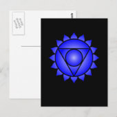 De Throat Chakra Briefkaart (Voorkant / Achterkant)