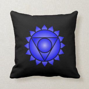 De Throat Chakra Kussen
