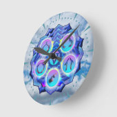 De Throat Chakra Ronde Klok (Hoek)