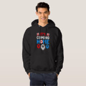 De thuisbasis is England Fan Football Soccer 2022  Hoodie (Voorkant volledig)