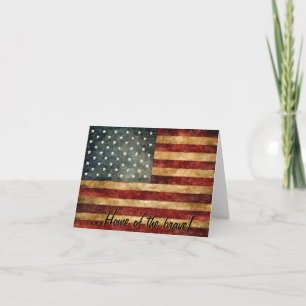 De thuishaven van de Brave Notecard Kaart