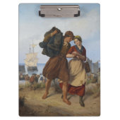 De thuiskomst van de visser (door Rudolf Jordan) Klembord (Voorkant)