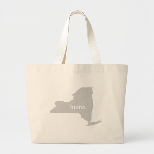 De thuisstaat New York Grote Tote Bag (Voorkant)