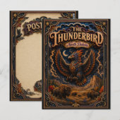 De Thunderbird North Dakota Popcut Legends Briefkaart (Voorkant / Achterkant)