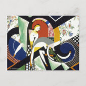 De Thunderdouche, kleurrijke kunst Briefkaart (Voorkant)